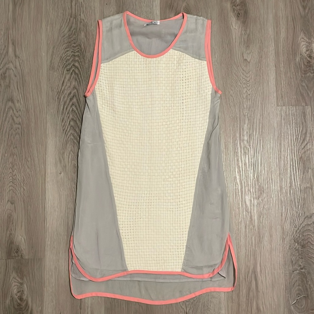 NWOT Bindi Woven Panel Dress